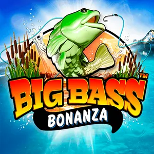 Big Bass Bonanza fra Pragmatic Play: en fisker med en stor fisk i en innsjø